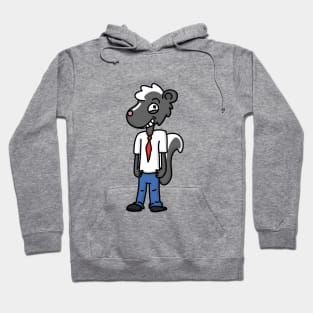 Skunk at work Hoodie